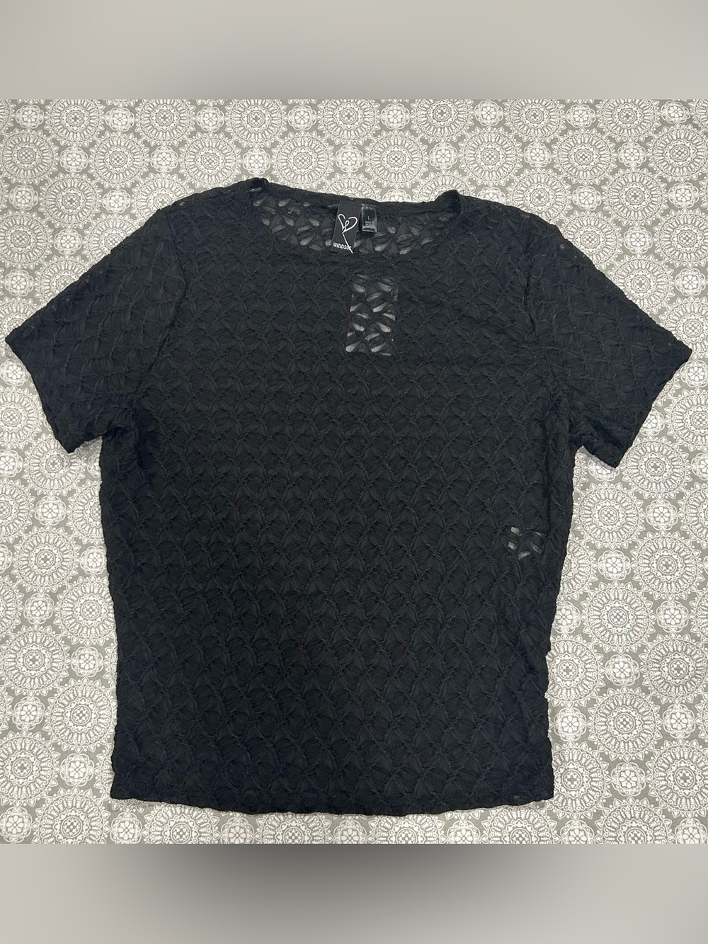 Windsor sheer top